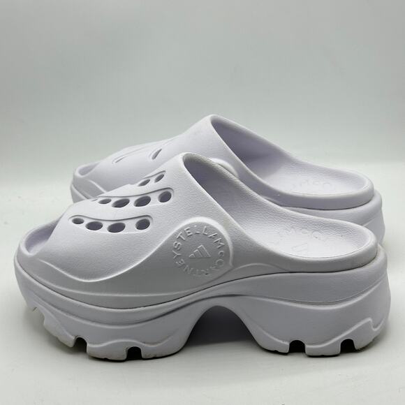 ADIDAS x STELLA MCCARTNEY Clogs Cloud White Sz 5 - Picture 8 of 12